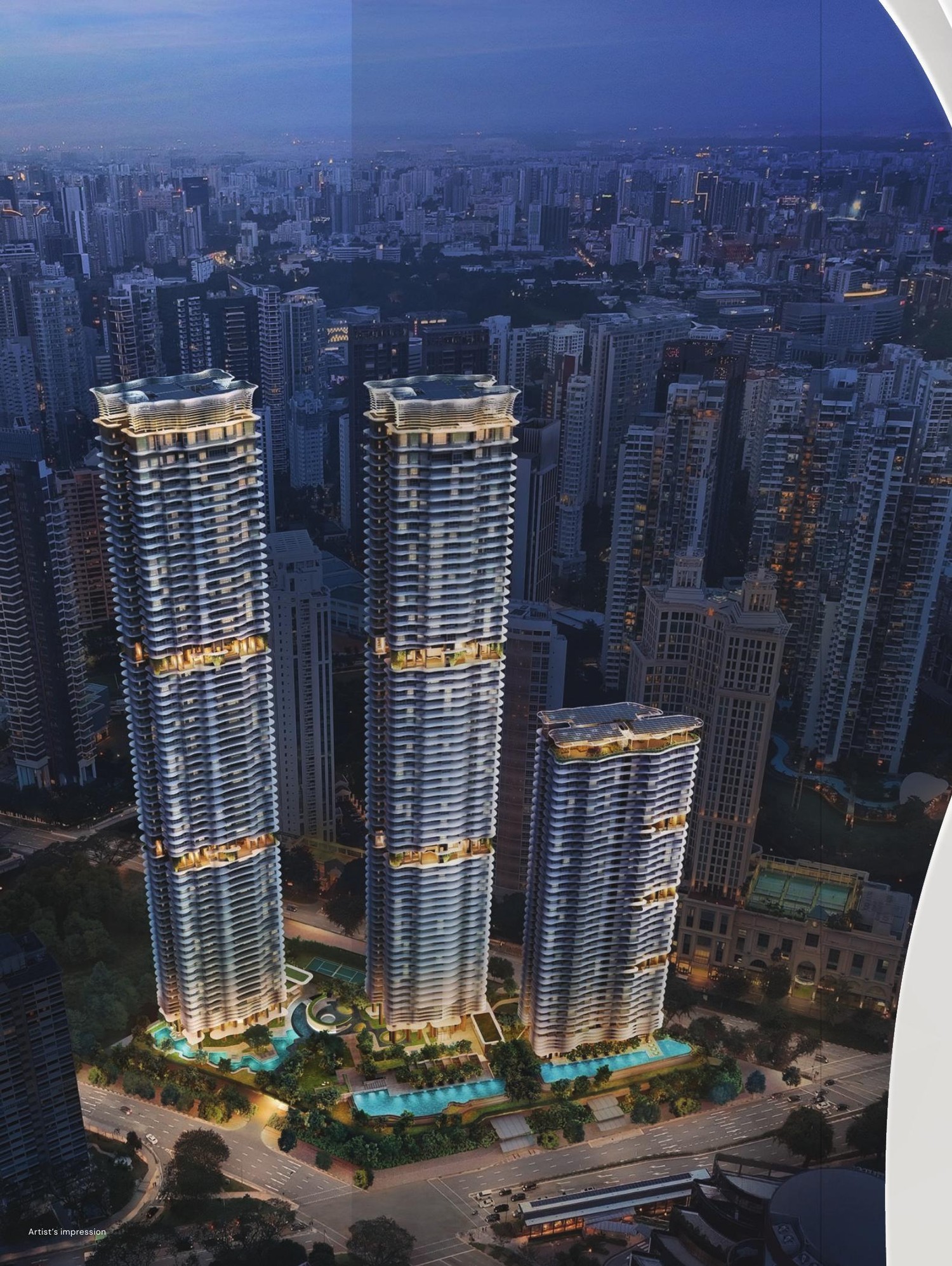Artist's impression of the complete Zyon Grand integrated development